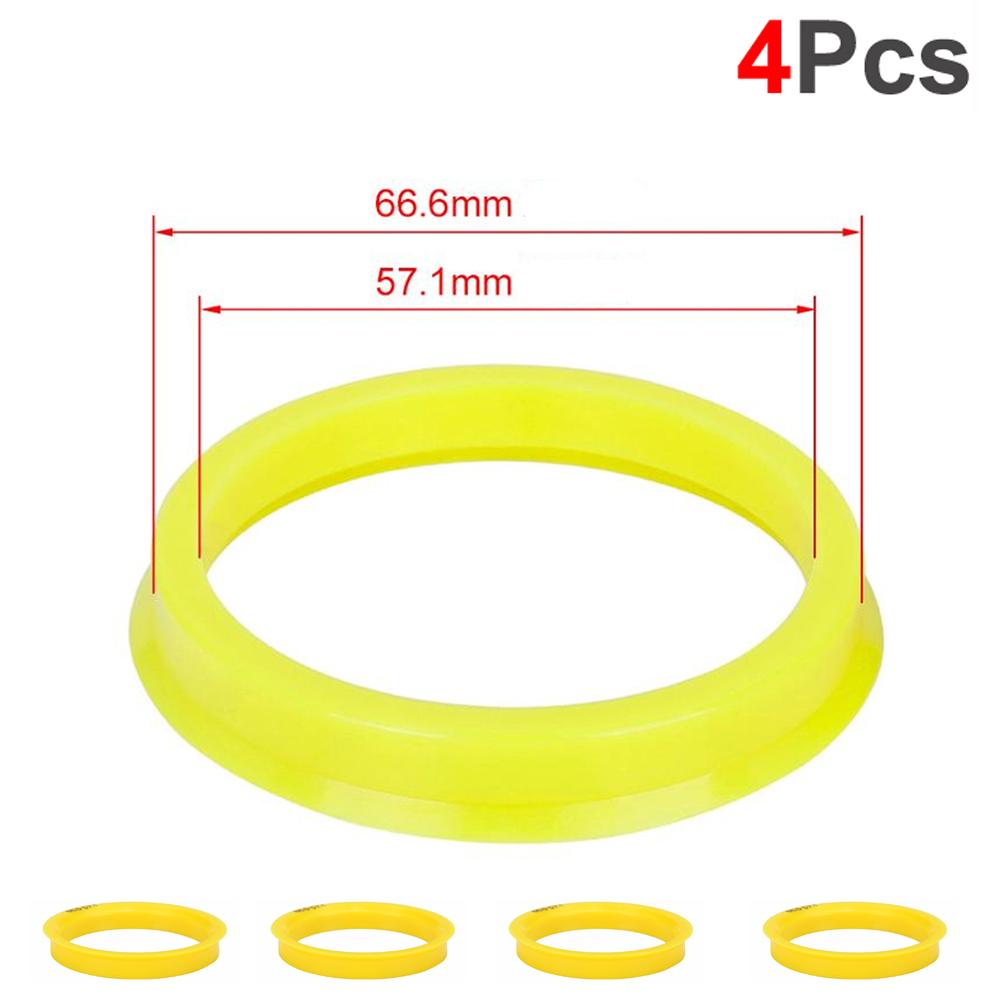 4Pcs/Set Car Accessories Plastic Wheel Hub Centric Ring 73.1 To 67.1 Wheel Hub Ring OD = 73.1mm ID = 67.1mm Wheel Center Ring
