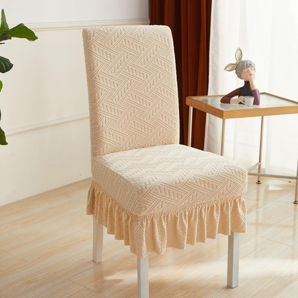 Stretchable Dining Chair Covers Set Universal Fit Thickened Spandex Slipcovers with Backrest for Home Kitchen Office