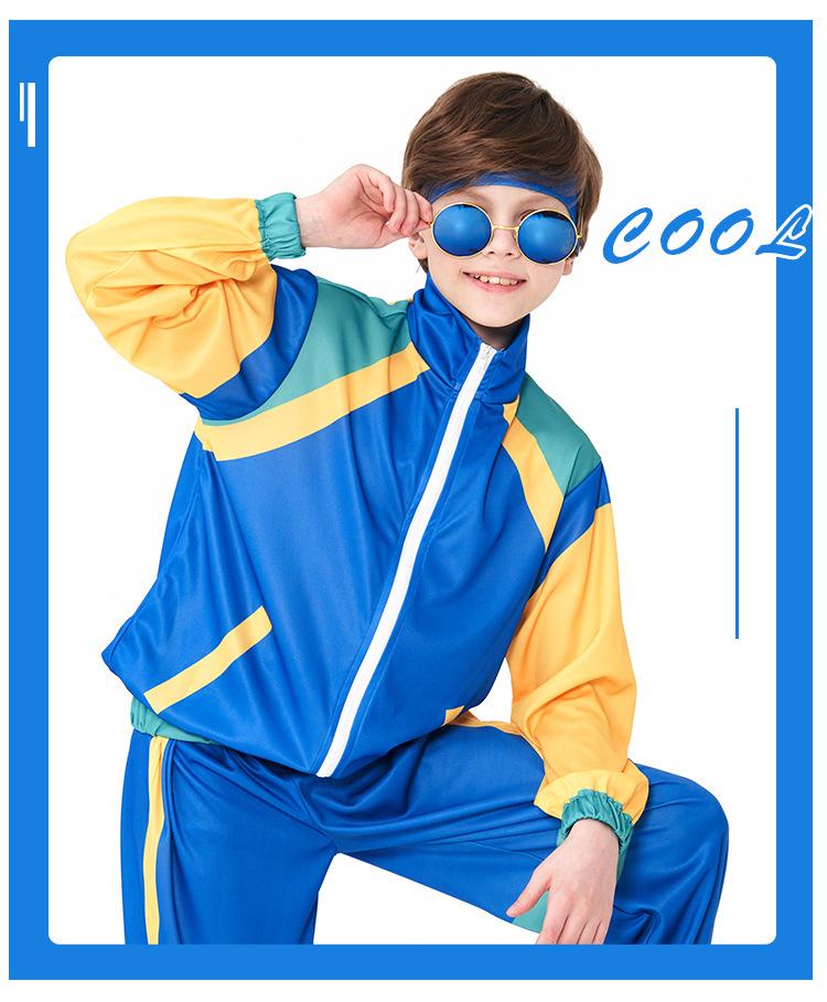 Disco Performance Costumes for Boys and Girls - Dance and Hip-Hop Apparel in Three Colors