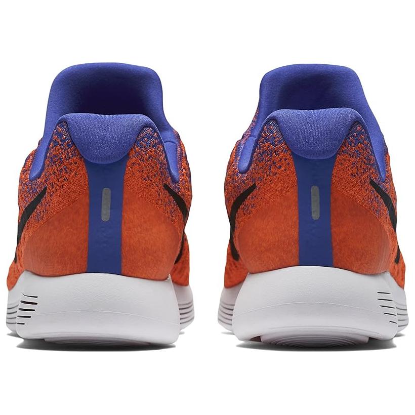Nike LunarEpic Flyknit 2 Trendy Sports Non-Slip Wear-Resistant Low-Top Casual Running Shoes Men sneaker Orange Blue 863779-401