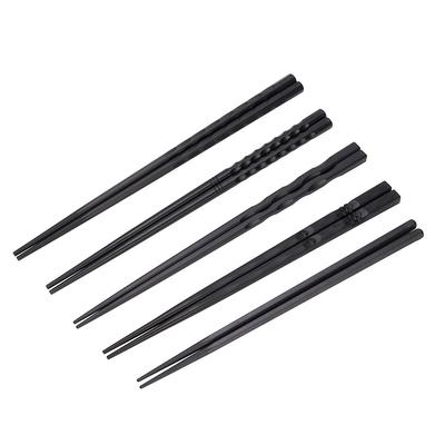 1 Pair Chopsticks Alloy Non-Slip Sushi Chop Sticks Set Chinese Gift
