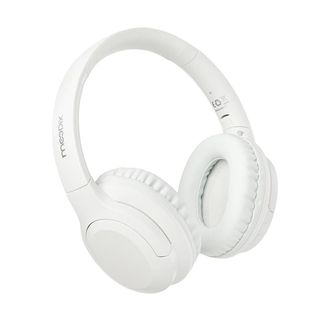Moodix KO23NB1701W ANC Bluetooth On-Ear Headphones, White