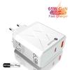 65W QC3.0 6-Port High Power USB Fast Charger for Mobile Phones - US/EU/UK Standard