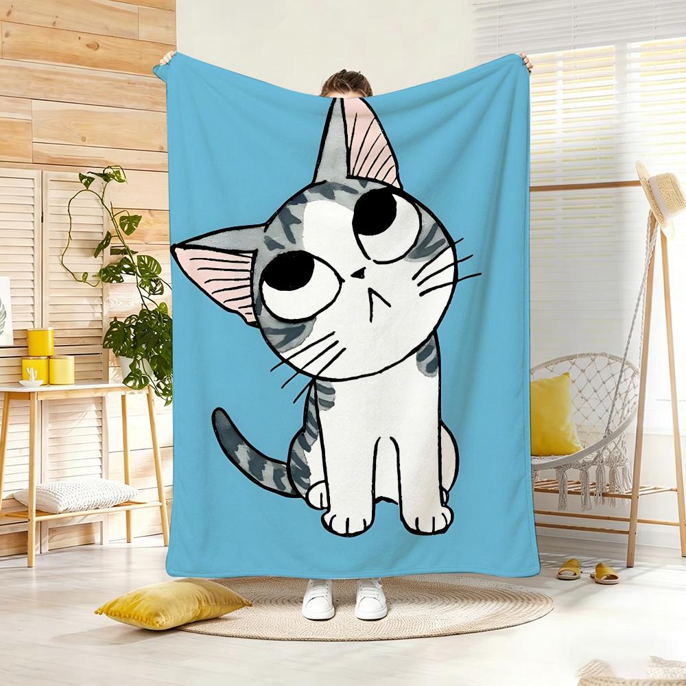 Cartoon C-ChisS Sweet HomeS Throw Soft Warm Throw Blanket for Bedroom Living Room Bed Travel Camping Picnic Gift