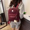 2025 Retro Leopard Print Large Capacity Backpack: Versatile Casual Fashion for Women and College Students
