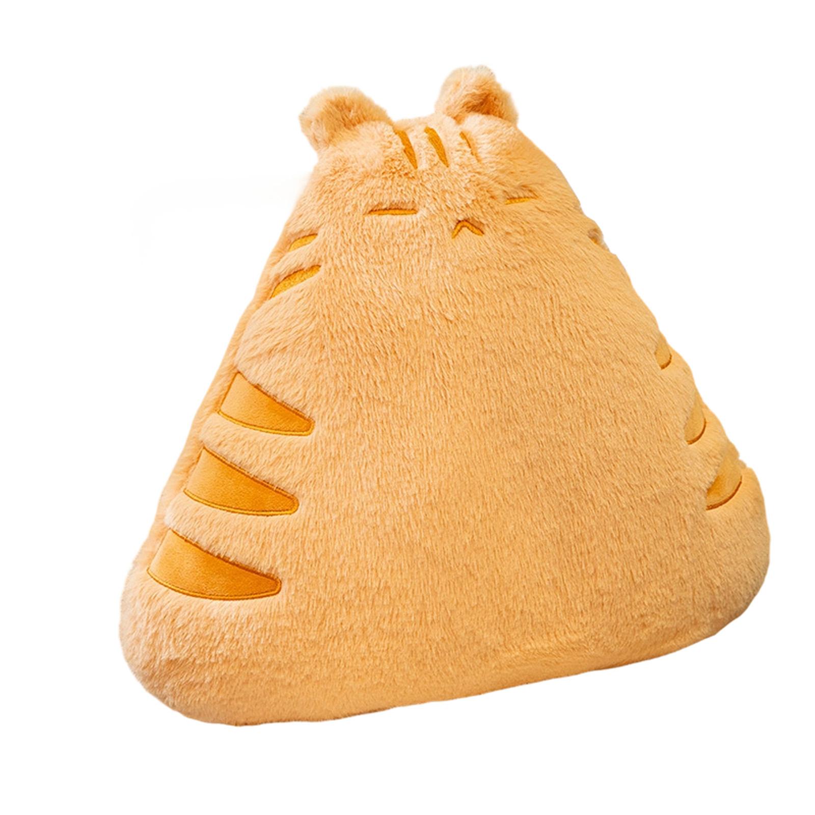 

Plush Pillow, Cute Cushion Back Support For Sofa & Bed One Size жовтий
