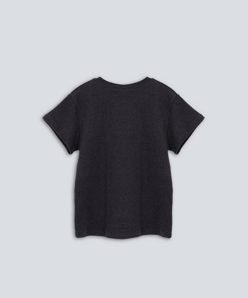 JBYRARA W Crew Neck Short Sleeve T-Shirt_Charcoal