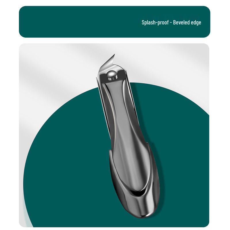 Angled Cut Anti-Splash Large Nail Clippers for Home Use - Women s & Men s Nail Care Tool