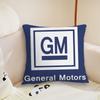 Logo G-General M-Motors Fashion cushion cover Living Room Headboard Office Cushion Bedroom Cushion Sofa Nap Time Pillow Case