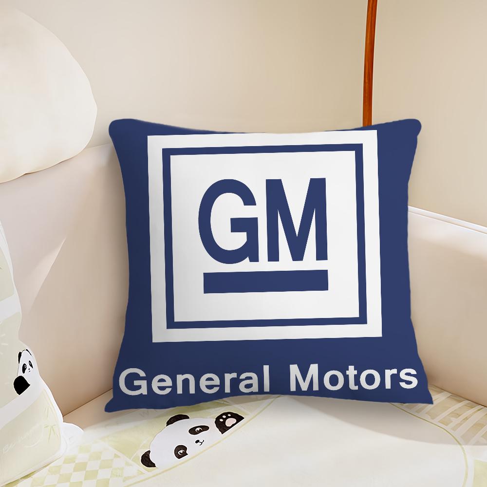 Logo G-General M-Motors Fashion Cushion Cover Living Room Headboard Office Cushion Bedroom Cushion Sofa Nap Time Pillow Case