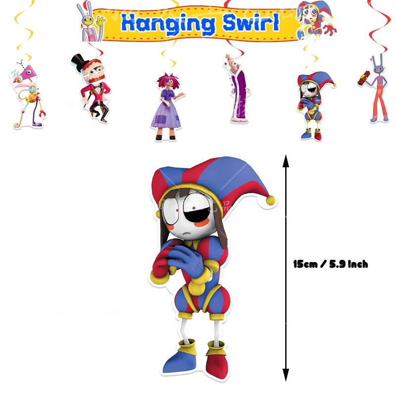 Amazing Tableware Birthday Party Decoration Digitaled Circus Balloon Banner Cake Topper Party Supplies Baby Shower Decor Gifts