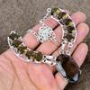Smoky Topaz Gemstone Handmade 925 Sterling Silver Jewelry Necklace 18" KKG-440