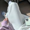 Women's Mid Rise Joggers Loose Fit Waffle Knit Casual Pants Harem Sweatpants Solid Color Trousers For Spring Daily Wear