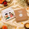 Rakhi for Brother - Set of 5 With Greeting Card, Traditional Indian Rakhi For Raksha Bandhan Designer Rakhi Thread for Bhaiya Design02-2026
