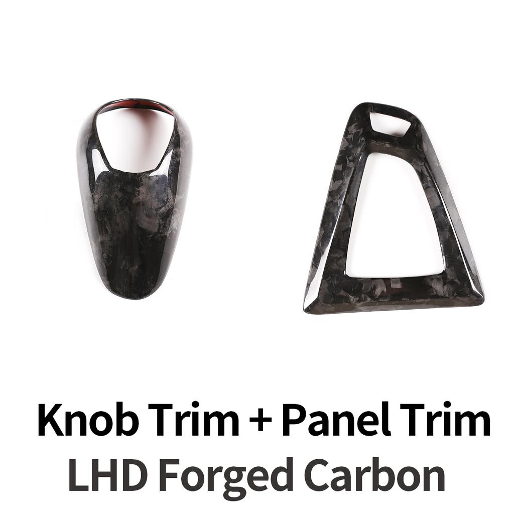 For BMW F80 F82 F87 M3 M4 M2 M5 F83 F85 X5M F86 X6M F13 Real Carbon Fiber Car Gear Shift Knob Cap Cover Sticker Panel Trim