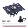 Weideer Toggle Switch with UP/Down Panel Momentary 16A 250V (ON)/Off/(ON) 3 Pin Heavy Duty Toggle Switch with Waterproof Cap and Wires for RV Car