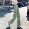 Spring 2022 Womens Fashion High Waist  Women's Wide Leg Jeans Baggy Woman Denim Straight Long Pants Jean Mom Jeans Trousers