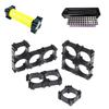 100/300Pcs Plastic Battery Pack Bracket 18650 Lithium Battery Holder Cell Battery Stand Cell Spacer For Diy Fixed Batteries
