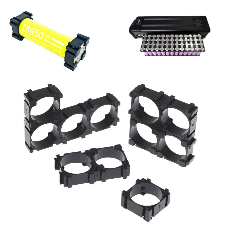 100/300Pcs Plastic Battery Pack Bracket 18650 Lithium Battery Holder Cell Battery Stand Cell Spacer For Diy Fixed Batteries