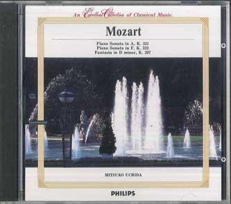 

CD MITSUKO UCHIDA - Mozart: Piano Sonata No. 11 with Tu MP151 PHILIPS Japan Classical Used