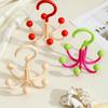 6pcs Portable Rotating Hook Space-Saving Multi-Functional Hooks Hat Tie Bag Hook  Home Storage