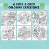 Adult Coloring Book Cat Crimes Cute Cozy Activities Relaxation Art Therapy Mindfulness Practice Coloring Books
