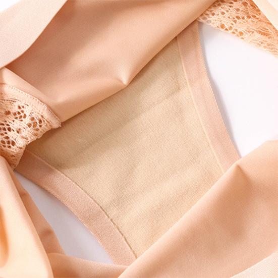 7 Teile/satz frauen Frühling Alle-spiel Große Größe Kausalen Spitze Slip Damen Sommer Mittlere Taille Einfarbig Nahtlose unterhose