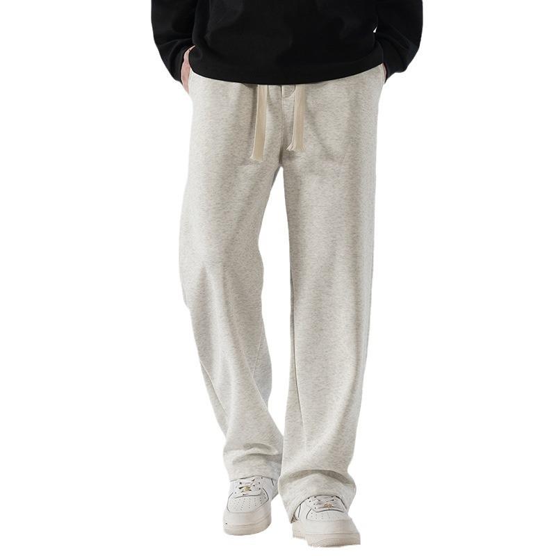 Sweatpants Men's Spring and Autumn Loose Simple Fashion Straight Casual Pants Versatile Sports Pants Boys