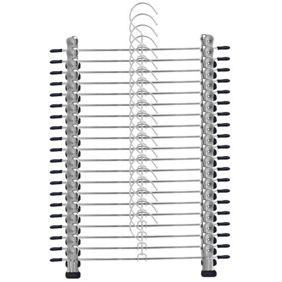 5/10/15/20Pcs Anti-slip Trouser Clothes Rack Organizer Shirt Pants Jeans Hanger