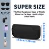 Car Interior Sunglasses Case Leather Auto Door Eyeglasses Protective Storage Box  Glasses Stick-On Car Organizer Box Accessories