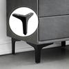 Kinnart Luxurious Right-Angle Metal Furniture Legs - Three-Pronged Bedside, Cabinet, Coffee Table Support