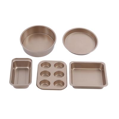 Backform-Set Professionelles Backform-Set aus Kohlenstoffstahl mit Kuchenform Backformen Pizzablech für