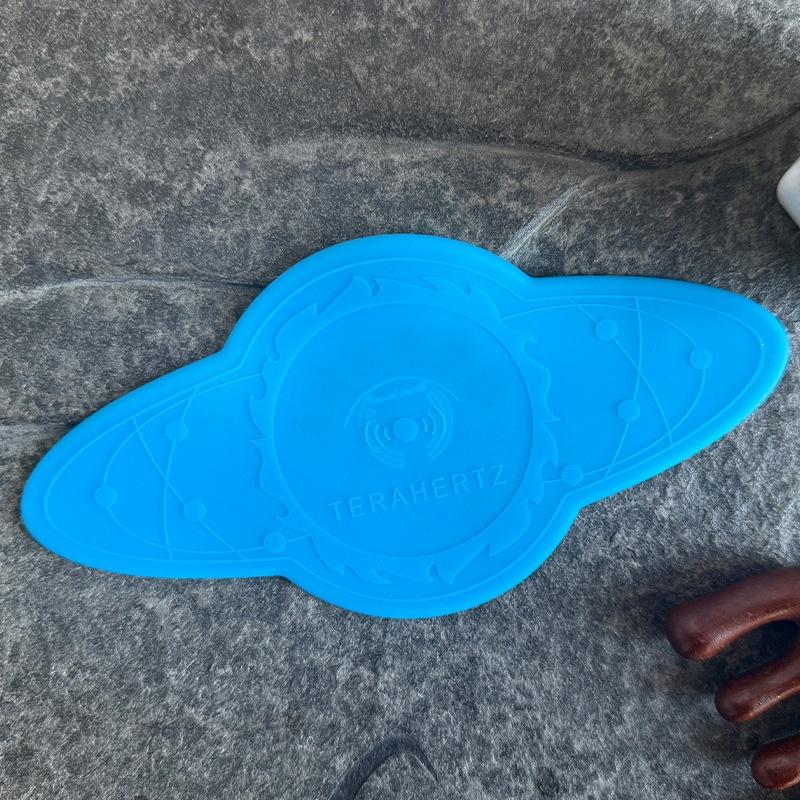 Terahertz Wellness Patch Soothing Relief for Muscle Aches Tension Angelica, Mugwort Ginger Flexible, Wire-Free Gentle Heat Silicone синий