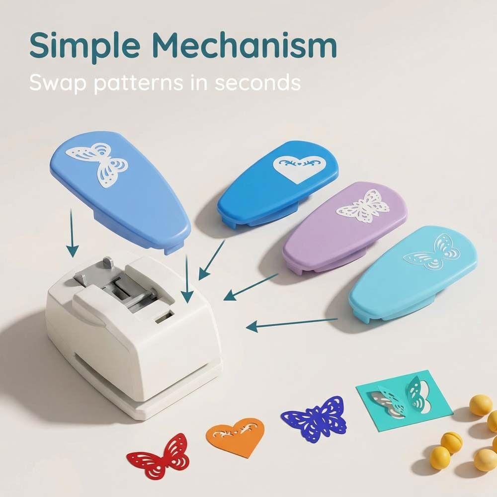 Punches Maker Butterfly Hole Puncher Cutting Craft Embossing Punches Embossing Machine  for Card