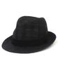 Yunibeosyeolkemiseuteuli Bu Check Black Short Fedora Summer Fedora