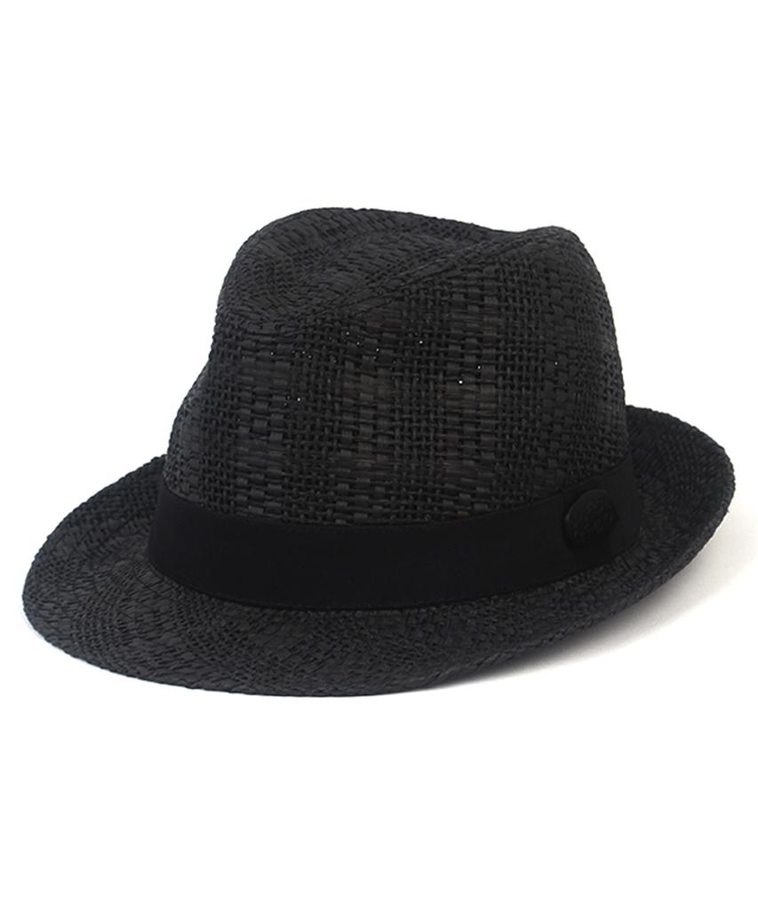 Yunibeosyeolkemiseuteuli Bu Check Black Short Fedora Summer Fedora