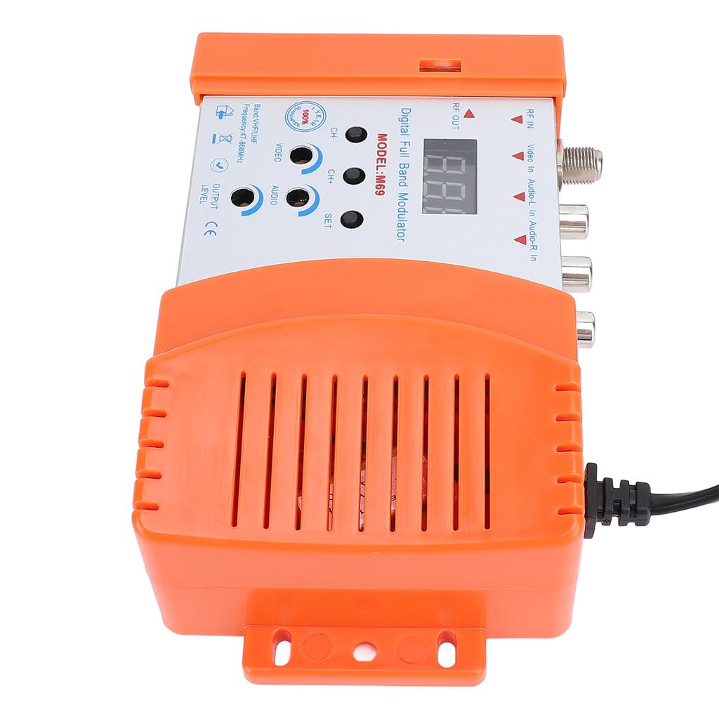 AV-zu-RF-Modulator VHF UHF PAL NTSC Sound-Video-Modulator für Satellitenempfänger Kameras Video