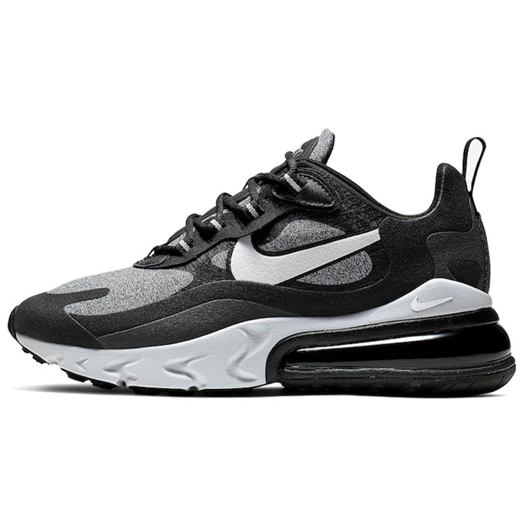 

Черные женские кроссовки Nike Air Max 270 React Vast-Grey-Off-Noir-Black AT6174-001