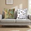 Lovely Bird Pattern Cushion Cover Multi-Scene Pillow Cover for Home & Car - Reversible, Soft & Durable for Daily Use