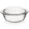 Glas-Auflaufform Auflaufform Bräter Deckel zum Backen 2,2L