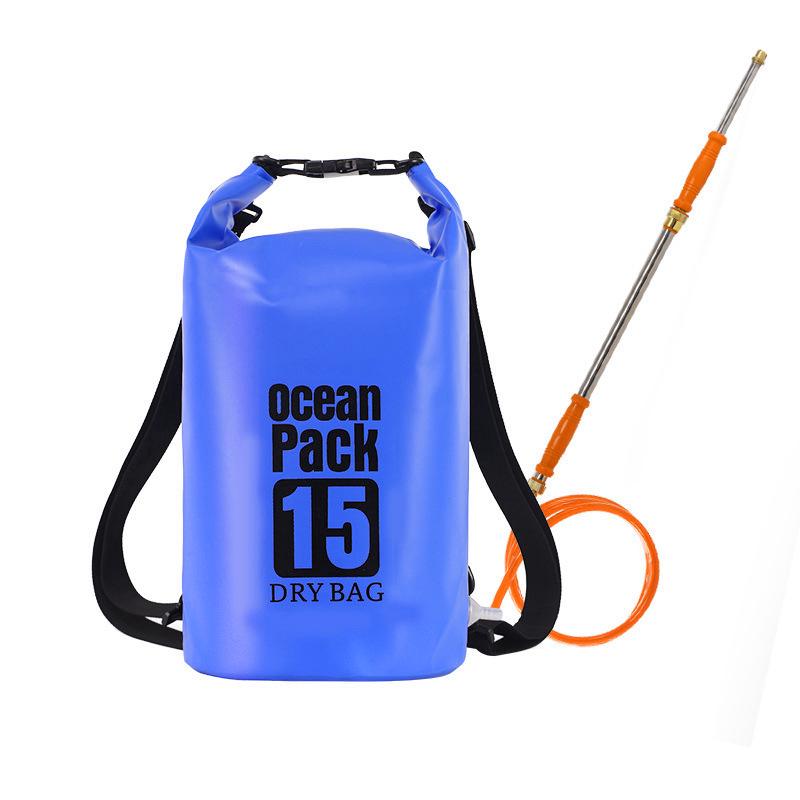 Large-Capacity Water Gun Backpack Set for Outdoor Water Fights 10L Set королевский синий