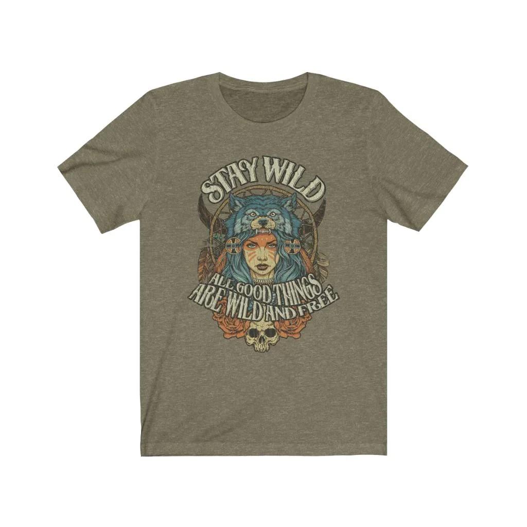 

Stay Wild 1989 Vintage Men s T shirt M