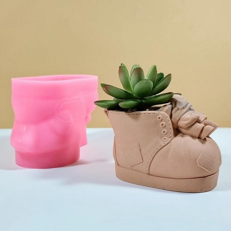 Practical Planter and Flower Holders Crafting Silicone Molds Unique Silicone Mold for Flower Vases Pen Organizers