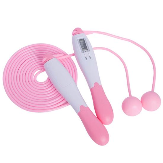 Cordless Jump Rope Digital Counting Non-slip Handle Adjustable Comfortable Grip 360-Degree Rotatable Electronic Counting Skipping Rope Jump Rope