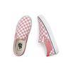 Vans Slip-On Low Top Skate Shoes Pink And White Checkerboard Women Sneakers VN000XG8B01