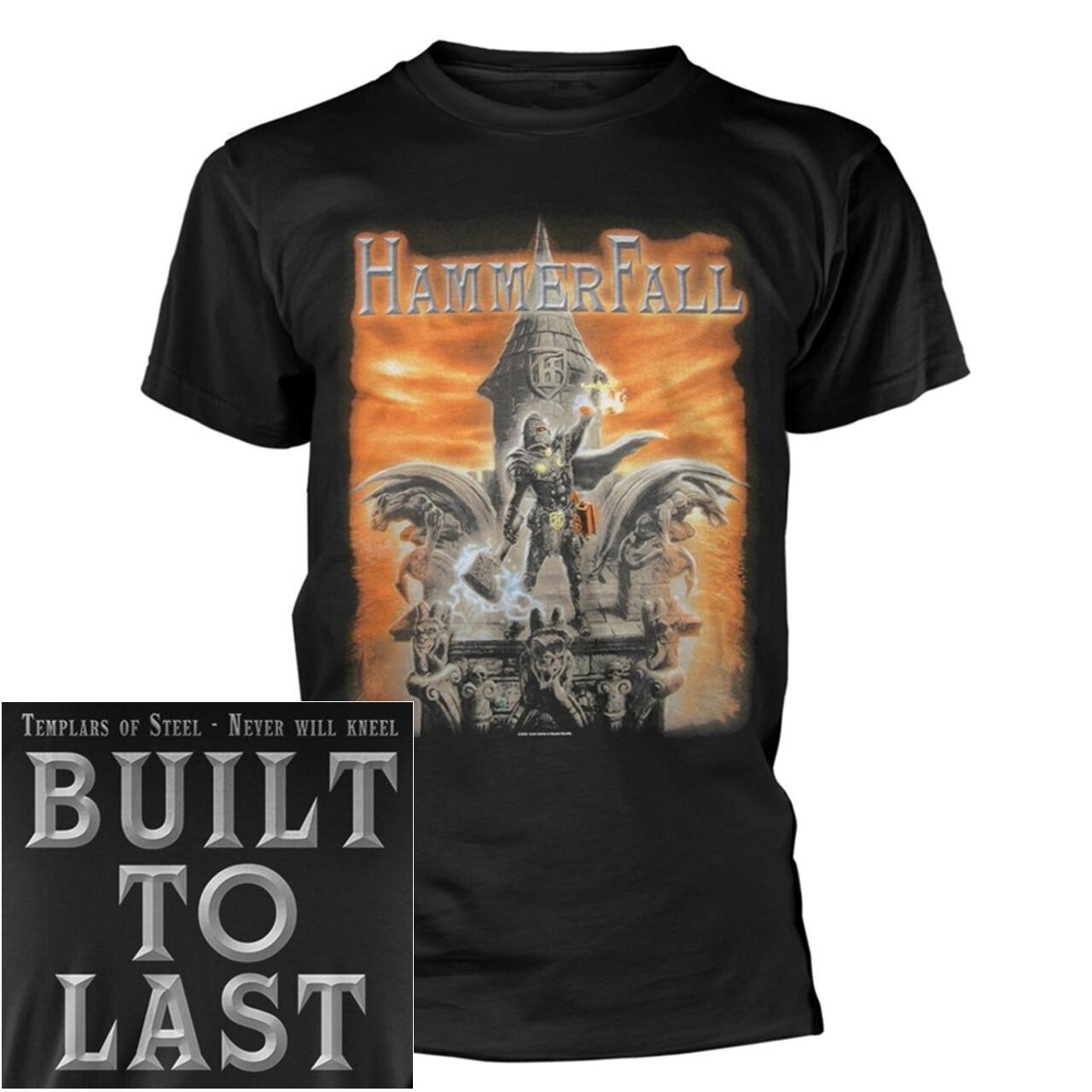 Hammerfall Built to Last Shirt S-XXL Power Metal Tshirt Official T-Shirt XL