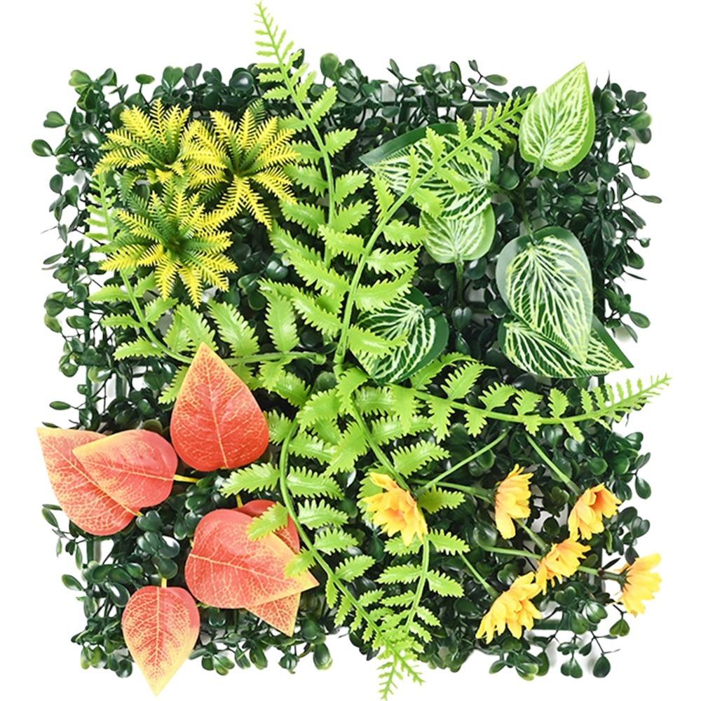 Eternal Life Artificial Plant Wall Panel DIY Artificial Fern Grass  Background Wall Decoration