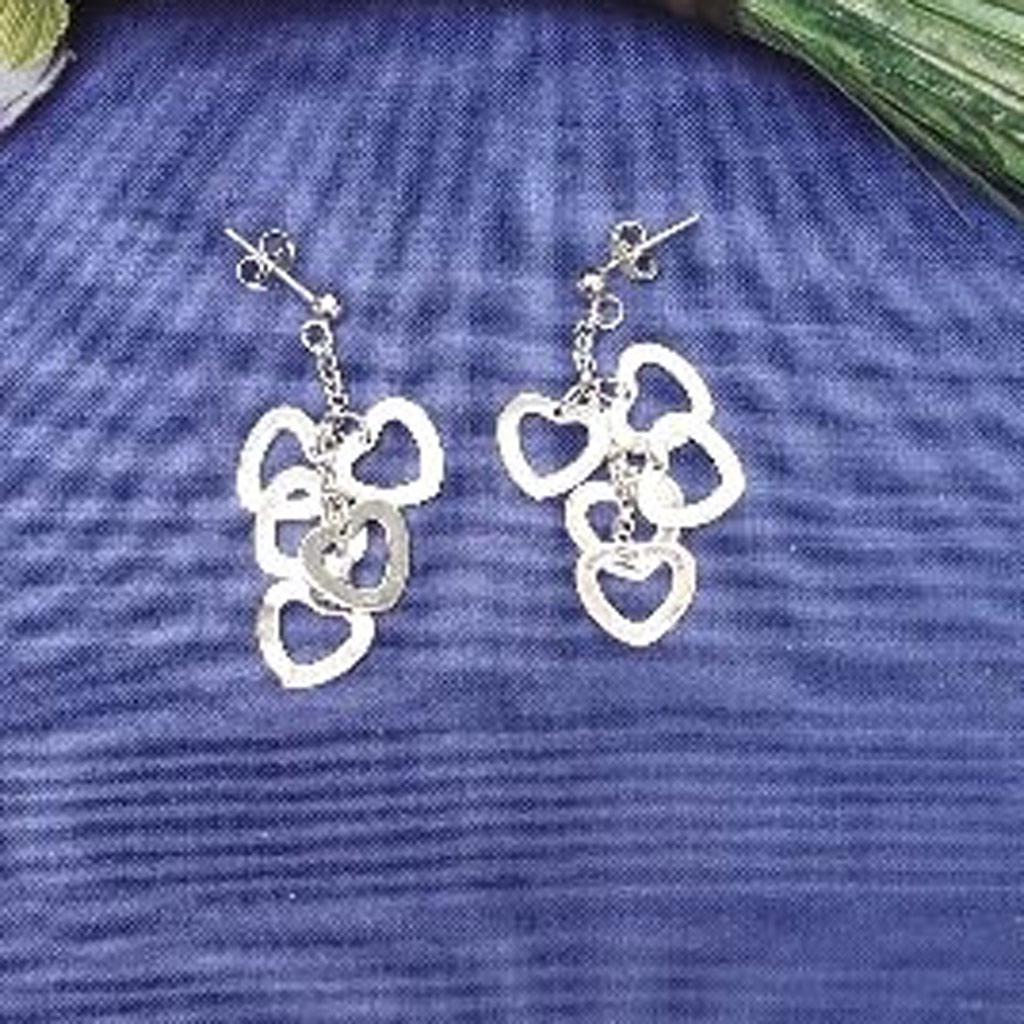 Les Trésors De Lily [B9539] - Silver Earrings 'Choreography'