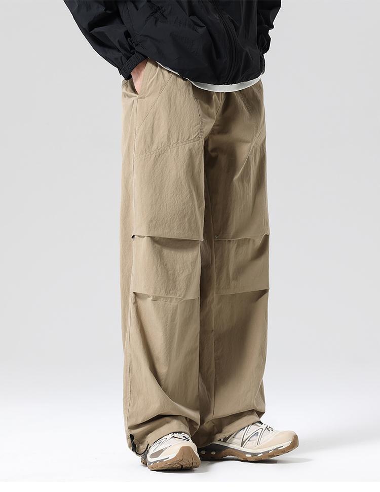 Outdoor Sports Workwear, Paratrooper Pants, Straight Leg Pants, Men's Casual Pants