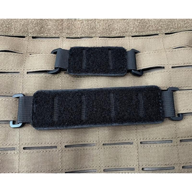 4Pcs Tactically Patches Panel Patches Display Board Identity Patches Badge Pad Adapter for Hunting Vest Backpacks